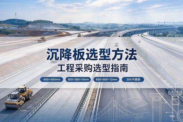 细河沉降板选择方法