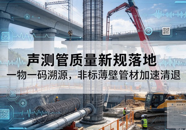 细河声测管质量新规落地，一物一码溯源，非标薄壁管材加速清退