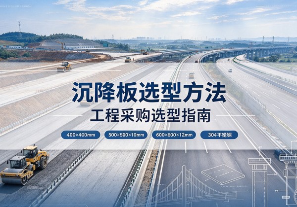 细河沉降板选择方法